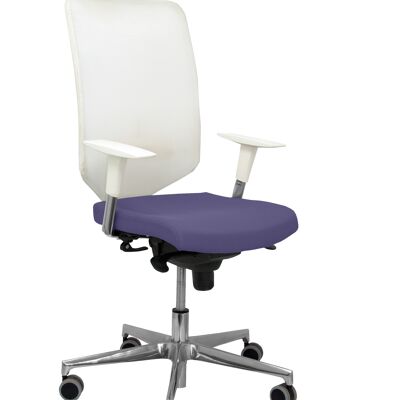 Ossa white bali light blue chair