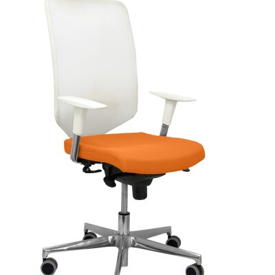 Ossa white bali orange chair