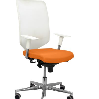 Ossa white bali orange chair