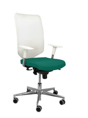 Chaise Ossa blanc bali vert 2