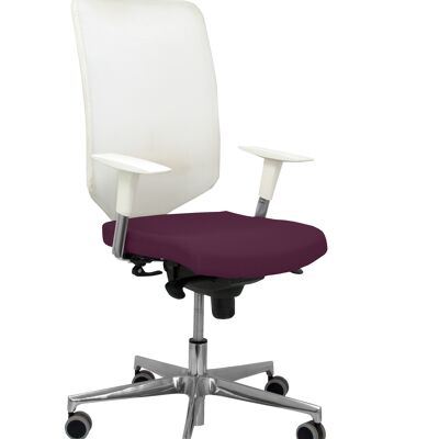 Ossa white bali purple chair