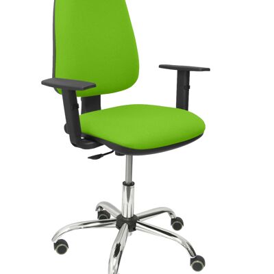 Socovos bali pistachio green chair with adjustable arms
