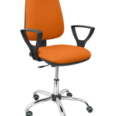 Socovos bali orangefarbener Stuhl mit festen Armlehnen