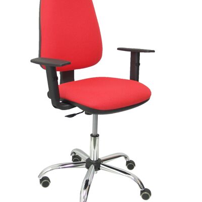 Socovos bali red chair with adjustable arms
