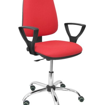 Socovos bali chair red fixed arms