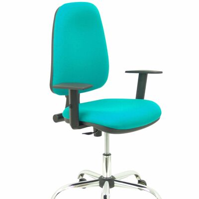 Socovos bali light green chair height adjustable arms