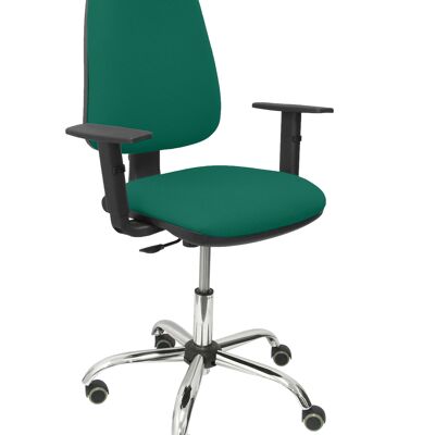 Green bali Socovos chair with adjustable arms