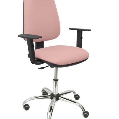Socovos bali pale pink chair with adjustable arms