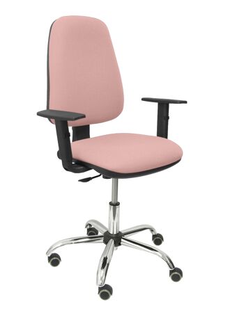 Chaise socovos bali rose pâle avec accoudoirs réglables 1