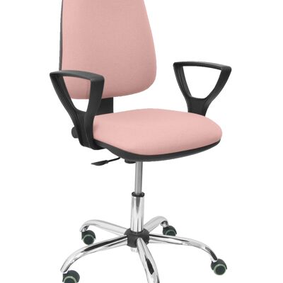 Socovos bali pale pink chair with fixed arms
