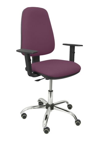 Chaise bali Socovos violette avec accoudoirs réglables 2