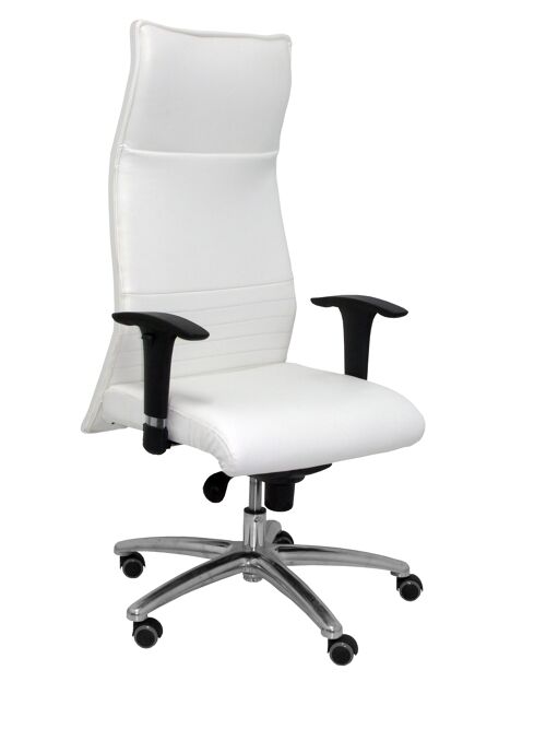 Sillón Albacete XL similpiel blanco hasta 160kg