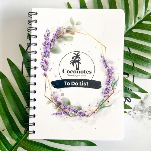 Carnet à thème TO DO LIST – LAVENDER