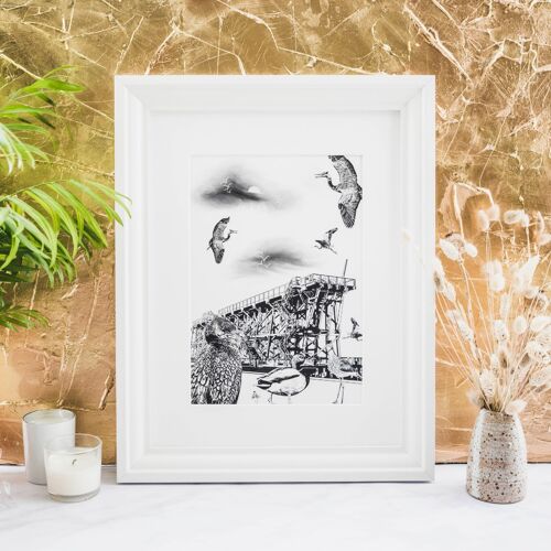 Staiths Print - Framed