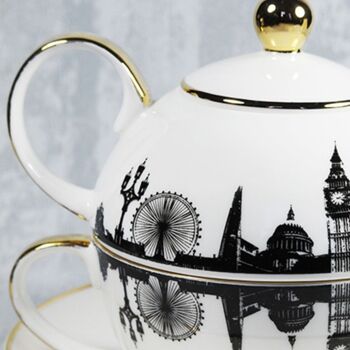 London Tea For One Set - Pas d'or 2