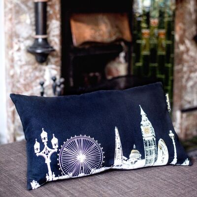 Coussin London - Housse et insert de coussin