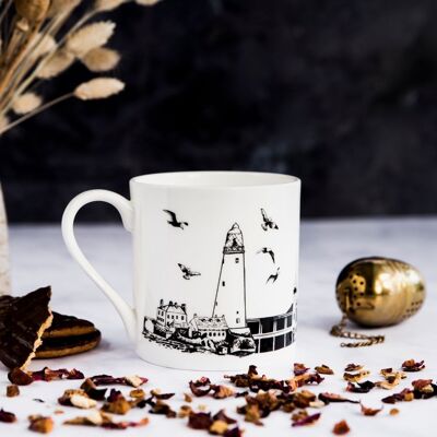 Whitley Bay Tasse - ohne goldene Schneeflocken