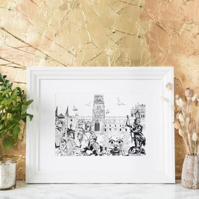 Durham Print - Framed