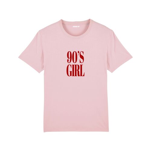 T-shirt "90'S GIRL" - Femme - Couleur Rose