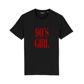 T-shirt "90'S GIRL" - Femme - Couleur Noir