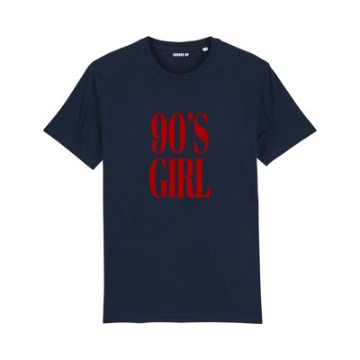 "90'S GIRL" T-shirt - Women - Color Navy Blue