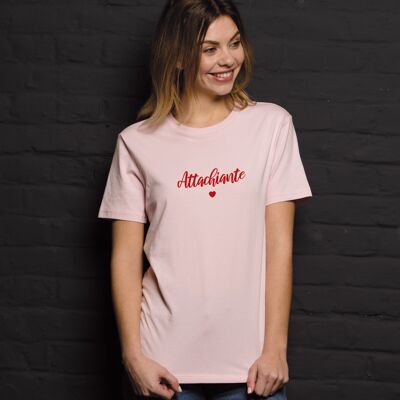 T-shirt "Attachiante" - Donna - Colore rosa