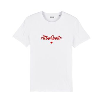 T shirt "Attachiante" - Femme - Couleur Blanc
