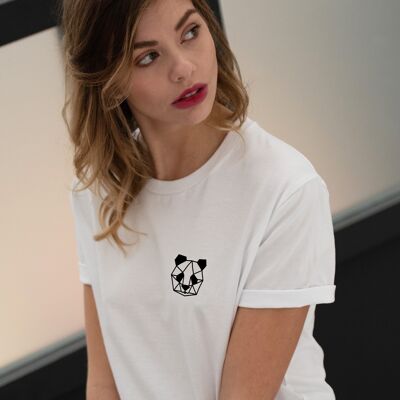 Camiseta "Panda" - Mujer - Color Blanco