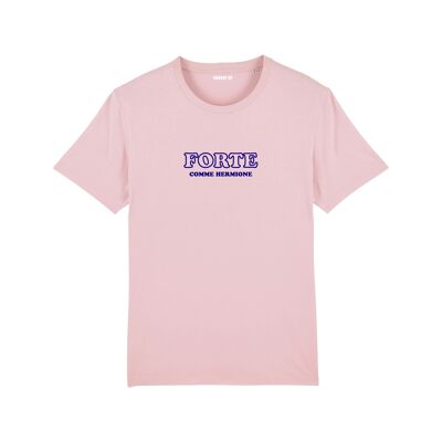 T-shirt "Forte comme Hermione" - Femme - Couleur Rose