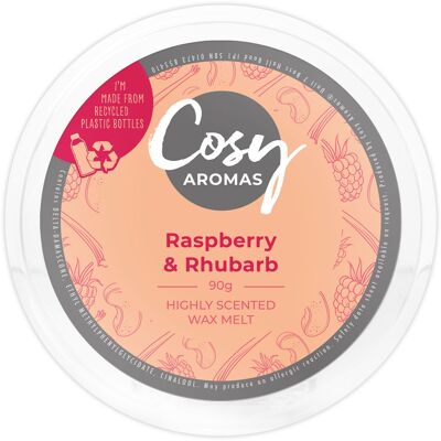 Raspberry & Rhubarb (90g Wax Melt)