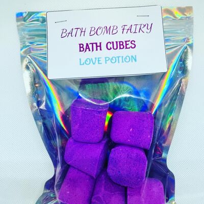 Bath cubes - love potion