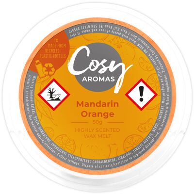 Mandarine et orange (50g de cire fondue)