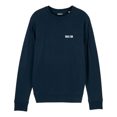 Sweatshirt "Vieux con" - Men - Color Navy Blue