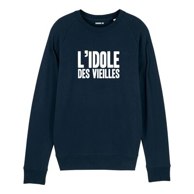 "The idol of the old" sweatshirt - Men - Color Navy Blue