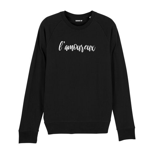 Sweat-shirt "L'amoureux" - Homme - Couleur Noir