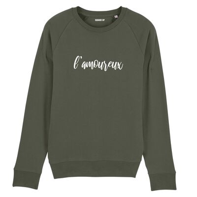 Sweatshirt "L'amoureux" - Mann - Farbe Khaki