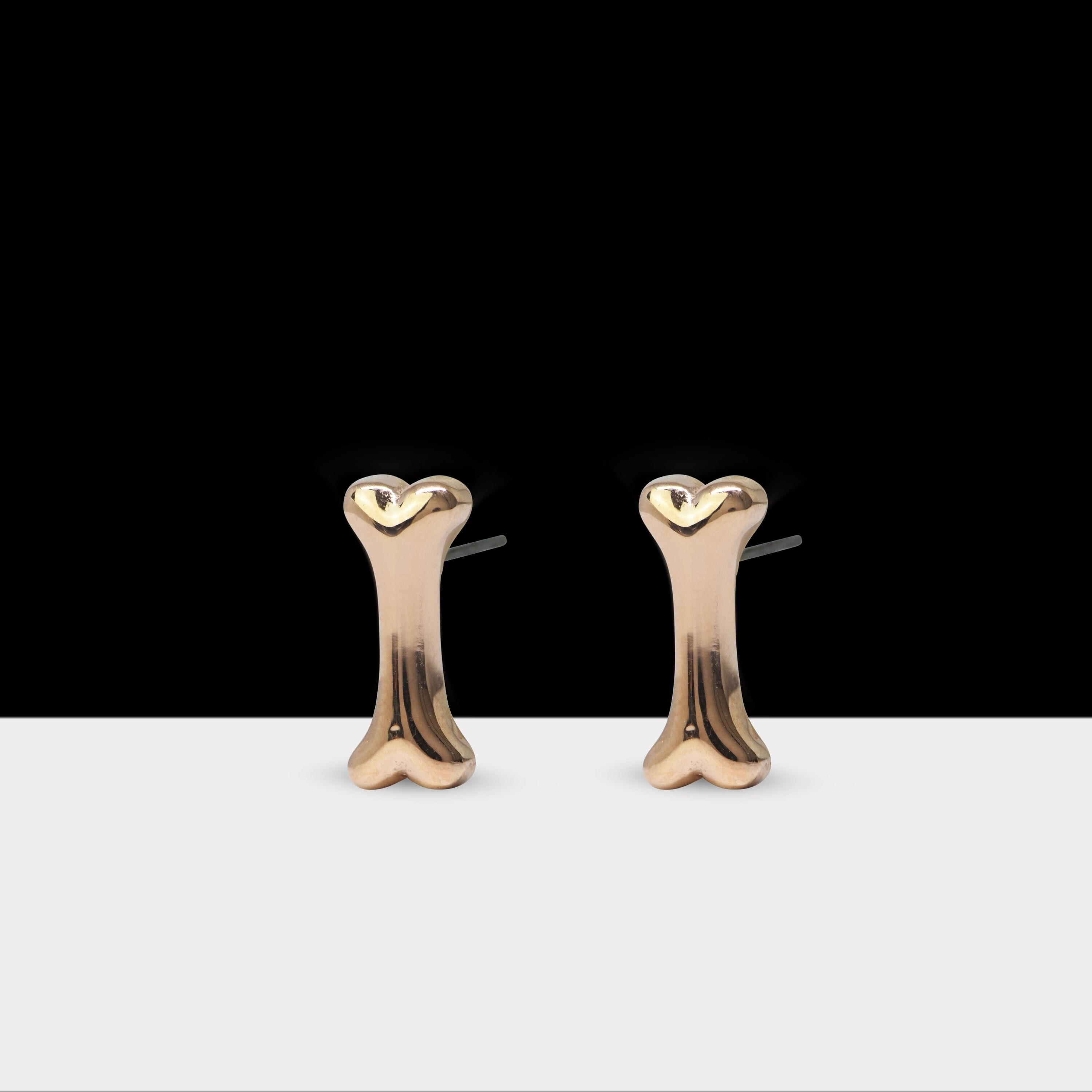 Edge Bone Ohrringe Rose