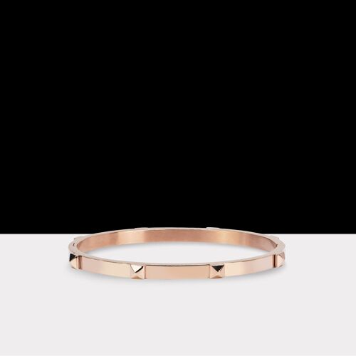 Edge Stud Armband Rose