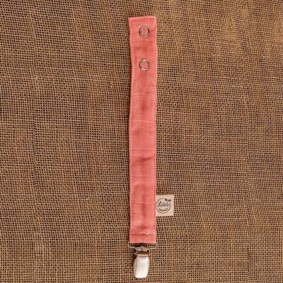 Cherry Blossom Organic Cotton Pacifier Clip