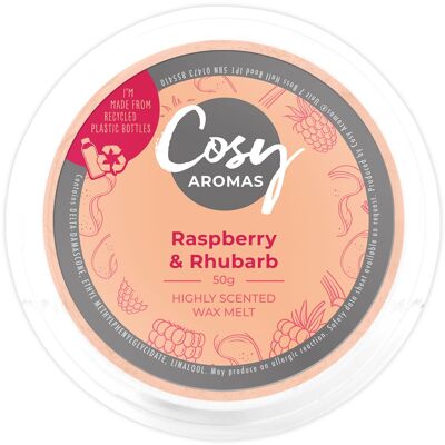 Framboise & Rhubarbe (50g Cire Fondante)