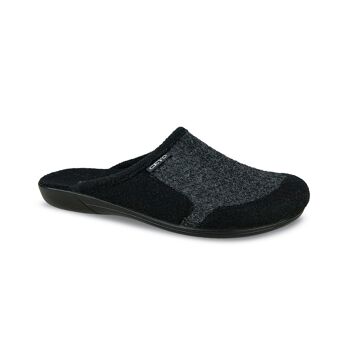 Indoor Slipper 9866-44 tailles 36 - 40 (taille UK 3 ½ - 6 ½) - 36 - Noir