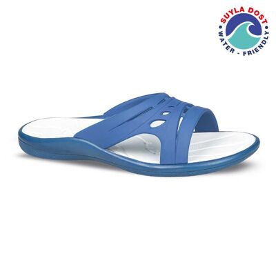 Ceyo Adult Sliders NEW-SPLASH-Z sizes 36-40 (UK size 3 ½ - 6 ½ UK) - 36 - BLUE