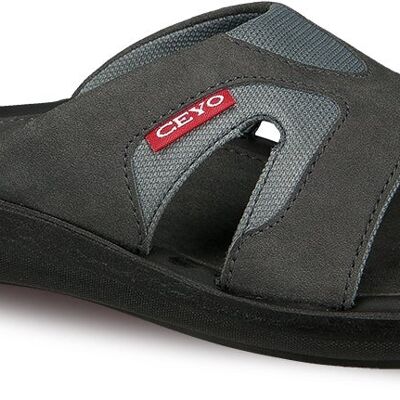 Ceyo Adult Sliders 6100-21 sizes 40-45 (6 ½ -10 ½ UK) - 40 - Grey