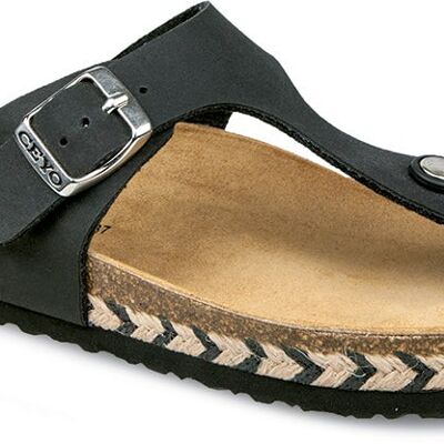 Sandale femme Ceyo 9910-Z24 tailles 36 - 41 (UK 3.5 - 7.5) - 36 - Noir