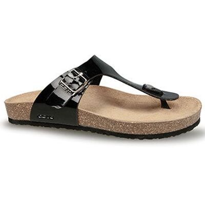 Sandale femme Ceyo 9910-Z tailles 36-40 (taille UK 3 ½ -6 ½) - 36 - Noir
