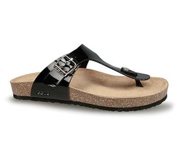 Sandale femme Ceyo 9910-Z tailles 36-40 (taille UK 3 ½ -6 ½) - 36 - Noir