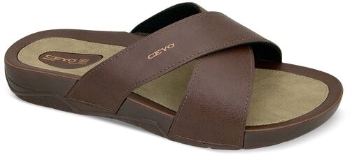 Ceyo Men's Sandal 9877 sizes 40-45 (6 ½ - 10 ½ UK) - 40 - Brown