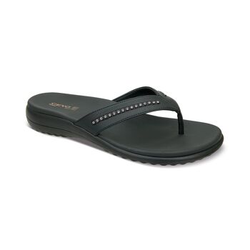 Ceyo Adult Flip Flop 9801-11 tailles 36-41 (3 ½ - 7 ½ UK) - 36 - Noir