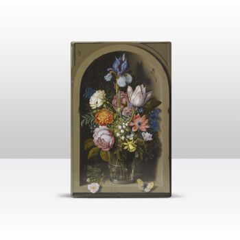 Laqueprint, Fleurs dans une niche en pierre - Ambrosius Bosschaert de Oude 3