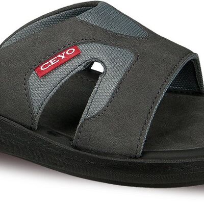 Ceyo Junior Sliders 6100-21 sizes 35-39 (UK 2 ½ - 6) - 35 - Grey